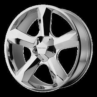 20" x 9" kmc 674 clone chrome rims & 38x15.50x20 nitto mud grappler wheels tires