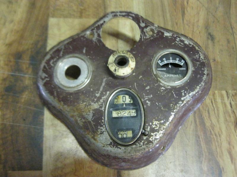 28-early 30 model a ford used dash plate with speedo