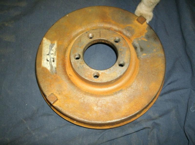 Harley davidson front brake drum, wide glide genuine oem 1949-1966