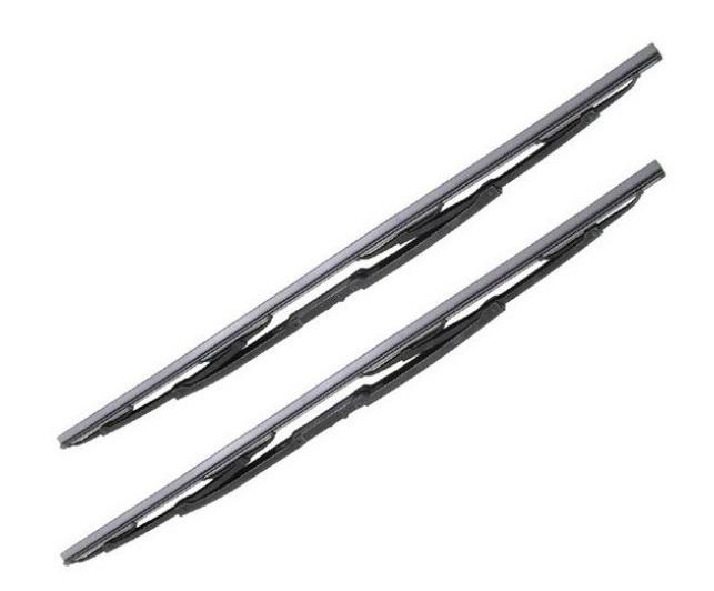 Land rover range rover 02-12 set of 2 front windshield wiper blades aftermarket