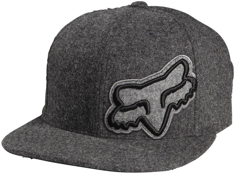 Fox disputant charcoal fitted hat motocross cap hats mx 2014 black