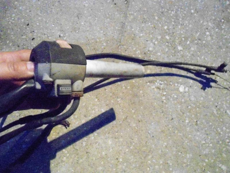 1983 honda ascot vt500ft vt ft 500 right controls kill switch throttle sleeve