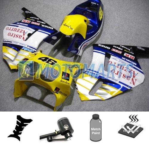 Bundle fairing with brake fluid reservoir for honda rvf 400 r nc 35 94 95 96 aa