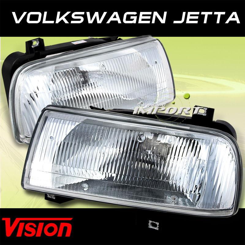 Volkswagen 93-99 jetta vision replacement left right headlights assembly new