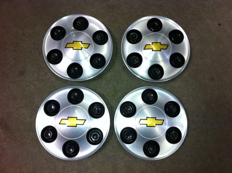 Factory oem center caps silverado, tahoe, suburban, avalanche 08-12 set of 4