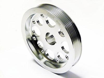 08 09 10 11 12 lancer evo x lightweight obx crank pulley silver