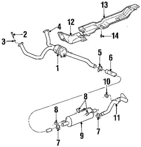 Dodge oem 154732 exhaust-converter & pipe nut