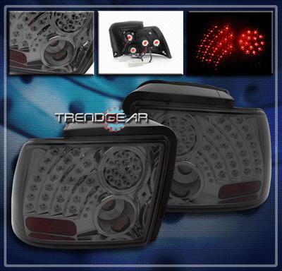 99-04 ford mustang led altezza tail brake light rear lamp smoke gt svt cobra 2dr