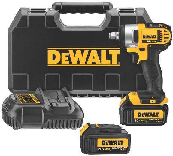 Dewalt tools dew dcf880hl2 - impact wrench, 20 volt max lithium ion 1/2"" imp...