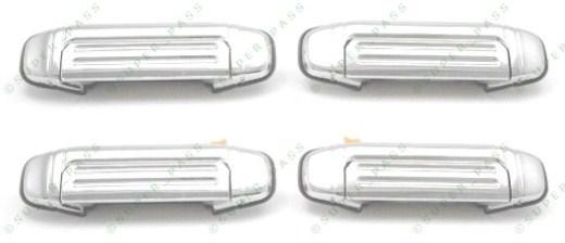 98 - 00 door handle set chrome fits: mitsubishi montero