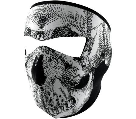 Zan headgear full face skull design neoprene mask motorcycle riding headgear