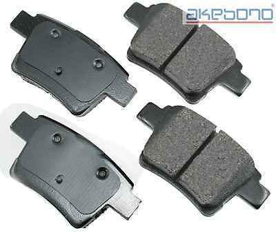 Akebono act1071 brake pad or shoe, rear-proact ultra premium ceramic pads