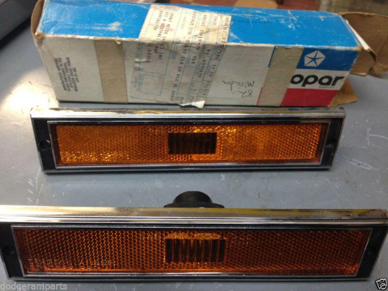 Dodge mirada nos marker light - pair turn signal lights