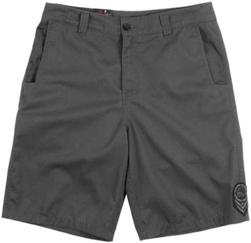 New msr metal mulisha sixth edition adult cotton/poly shorts,charcoal/gray,us-36