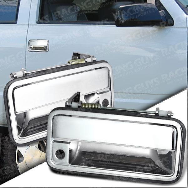 95-99 gmc yukon tahoe chrome front door handles exterior outside suburban set