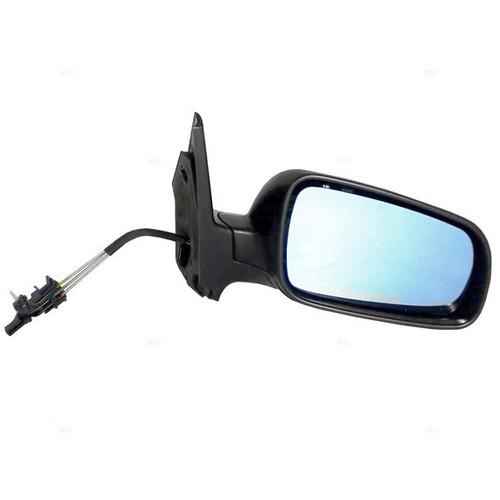 New passengers manual remote side view mirror blue tinted glass housing assembly