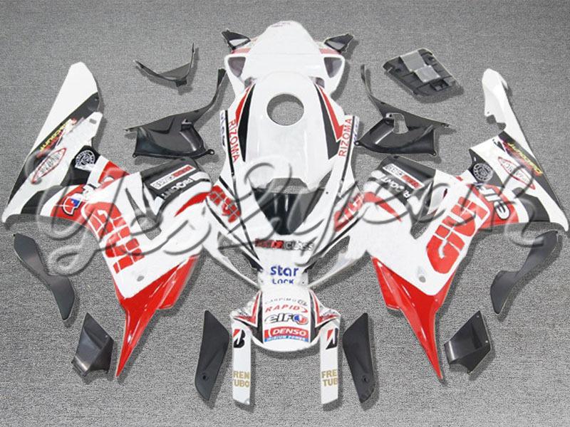 Injection molded fit fireblade cbr1000rr 06 07 red white fairing zn754