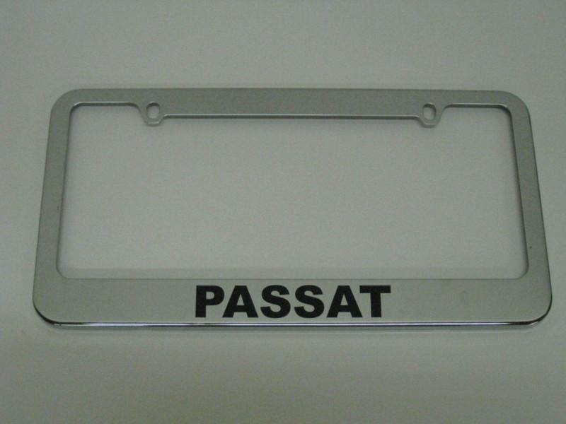 Vw "passat" metal license plate frame volkswagen