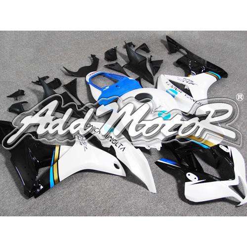 Injection molded fit 2007 2008 cbr600rr 07 08 white black fairing 67n17