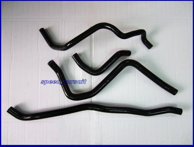 Atv radiator hose (black) 2007 honda rincon 680 trx680fa radiator coolant hoses