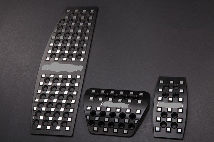 For land rover range rover at non-slip gas brake footrest pedal pad set black