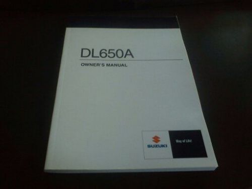 Brand new,original owners manual dl650a k9