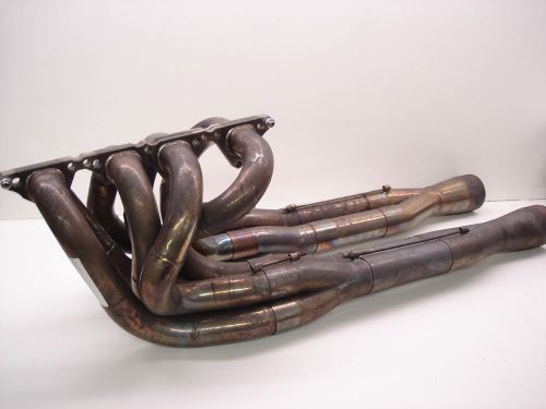 Nascar pro-fab stainless steel tri-y exhaust headers w/ collectors 1.875&#034;-2.000&#034;