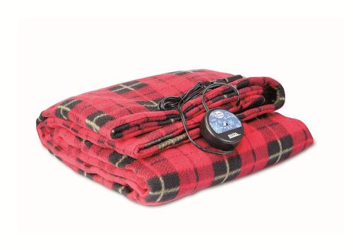 Maxsa innovations 20014 comfy cruise 12v heated travel blanket plaid