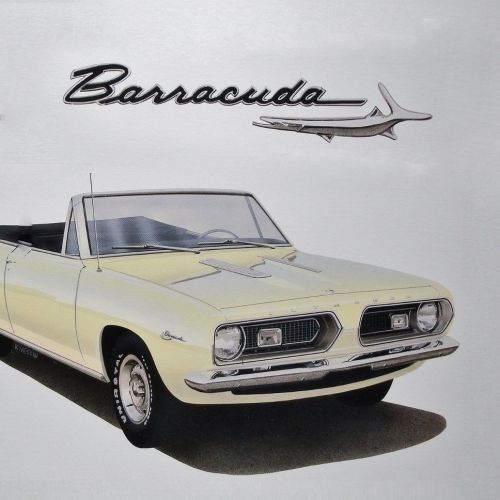 Barracuda cuda convertible plymouth - 1967 1968 1969 340 383 - 28 posters prints