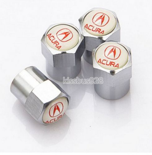 4pcs mini tire valve caps for acura