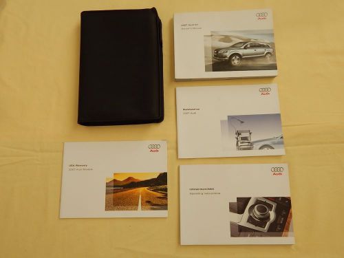 **2007 audi q7 &amp; infotainmen/mmi owners manual*