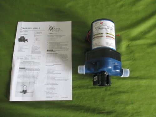 Wfco artis 12v water pump 3.0 gpm pds1-130-1240e with inline filter