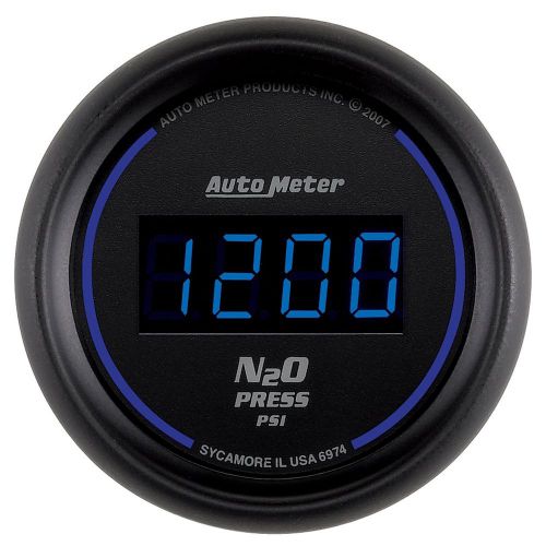 Auto meter 6974 cobalt; digital nitrous pressure gauge