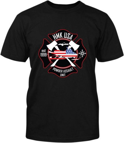 Hmk hm2sstfirbs tee hmk fire black sm