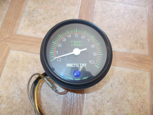 Nos vintage arctic cat snowmobile tachometer tach kit 0134-945, head 0120-278