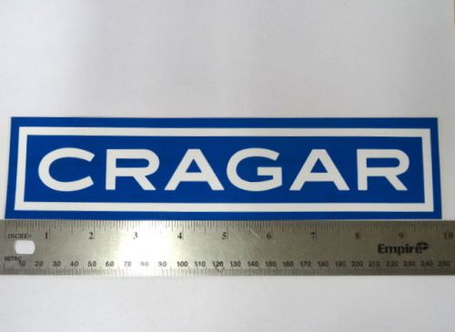 Crager vintage decal sticker