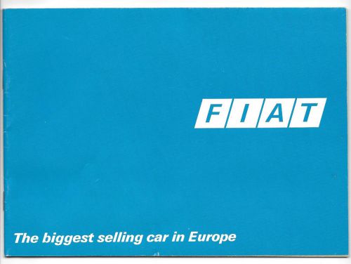 Fiat brochure, fiat 850 sport spider, canadian edition, 1971?