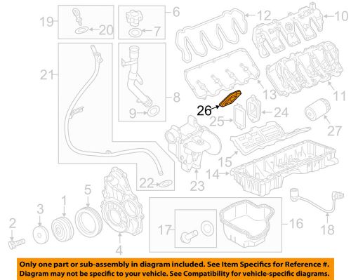 Gm oem engine-adapter gasket 97192667