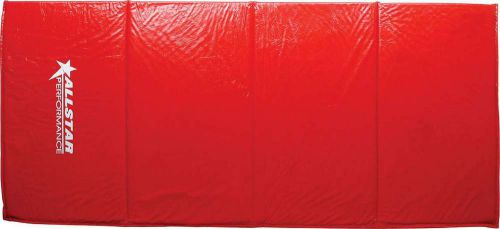 Allstar performance 52 x 24 in red vinyl outer track mat p/n 10127