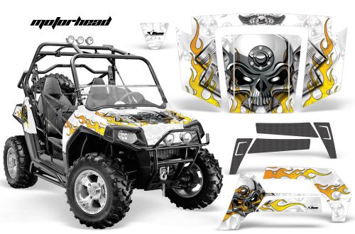 Amr racing polaris rzr 800 graphic kit decal utv parts accessory 06-10 motohd wt