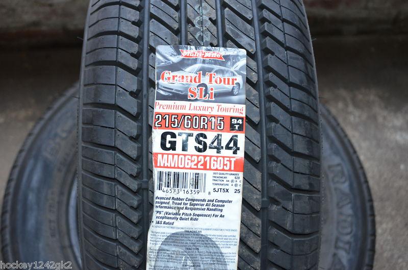 1 new 215 60 15 multi mile grand touring sli blem tire