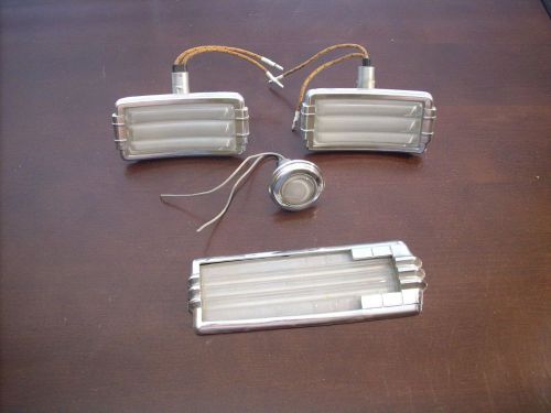 1942 1946 1947 1948  cadillac series 75 limo interior lighting, dome lamps