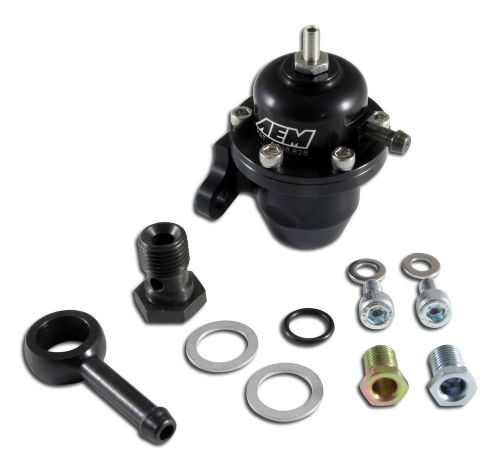 Aem electronics billet adjustable fuel pressure regulator 25-304bk