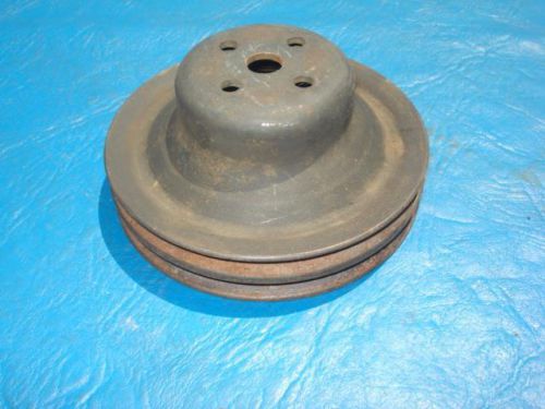 Original gm water pump pulley #3890419ct 2-groove 396-427 bb chevelle camaro vet