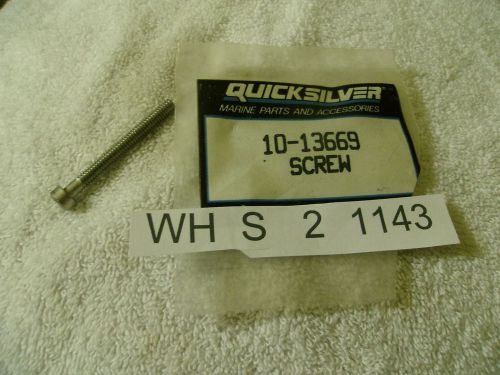 New  10-13669   screw   mercruiser   mercury   quicksilver