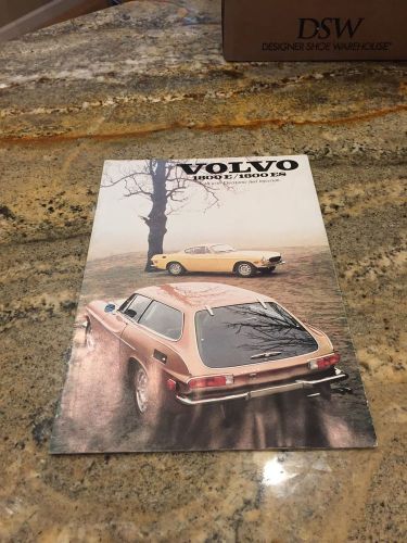 Volvo sales brochure, the one to have  hard to find 1971 that covers the p1800es