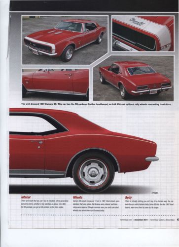1967 1968 1969 chevrolet camaro ss buyers article chevy