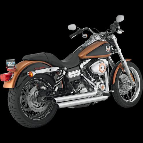 Python/drag special 2-into-1 exhaust systems for 2006-2011 harley dyna