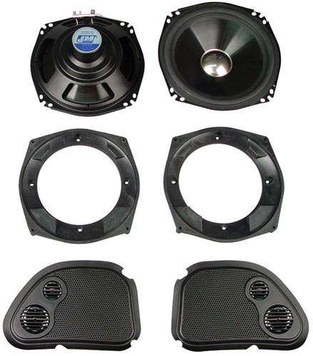 J&m 7.25 high performance fairing speaker kit harley road glide fltr fltru 06-13