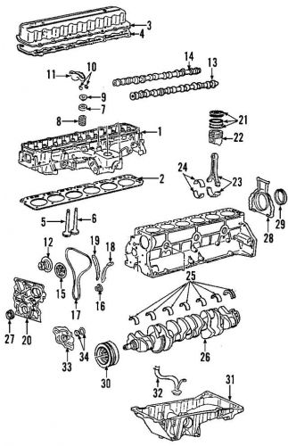 Genuine valve spring retainers 90537243